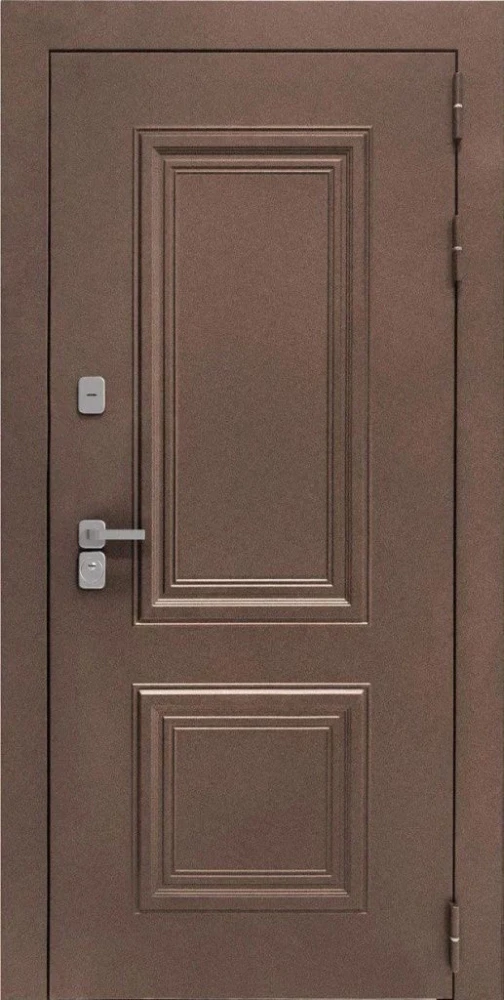 Входная дверь ДвериПРО Д-68 СБ-1 (лак. белое, 16мм, Беленый дуб) DPRO222585 внешняя сторона